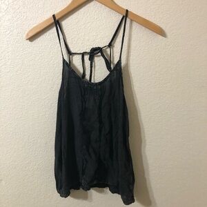 Intimately Free People Sheila's Valerie Cami in Black - Size XS